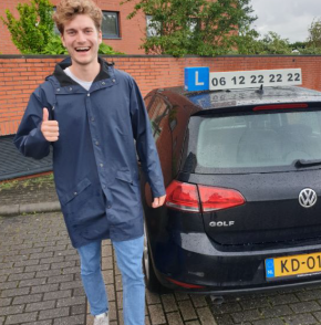 Geslaagd: Bram